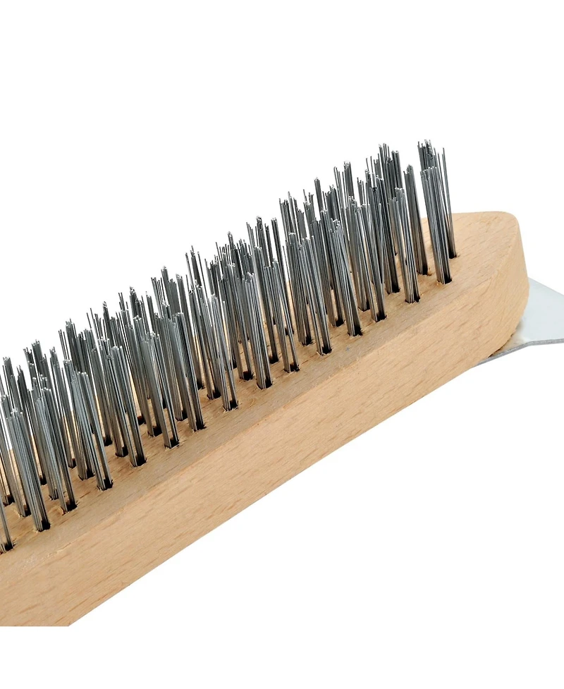 Xdovet Wire Brush Beechwood Handle Rust Remover Welding Slag