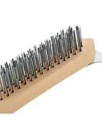 Xdovet Wire Brush Beechwood Handle Rust Remover Welding Slag
