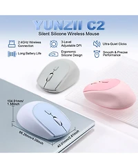 Lisen C2 Wireless Ergonomic Mouse for Laptops and Desktops
