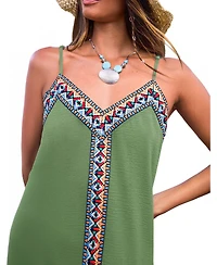 Cupshe Women's Let It Slide Blue Maxi Beach Dress