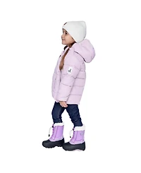 Deux par Toddler ( 2T to 5T ) Unisex Winter Jacket Adapted for Car Seats