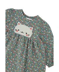 Deux par Deux Baby Girls ( 12 M to 24 M ) Cotton Printed Dress Floral Print