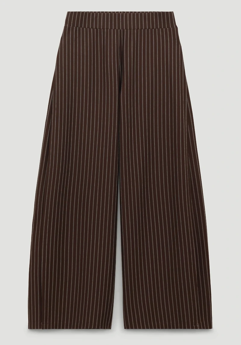 Hush Women's Revyn Pinstripe Wide-Leg Pull-On Trousers