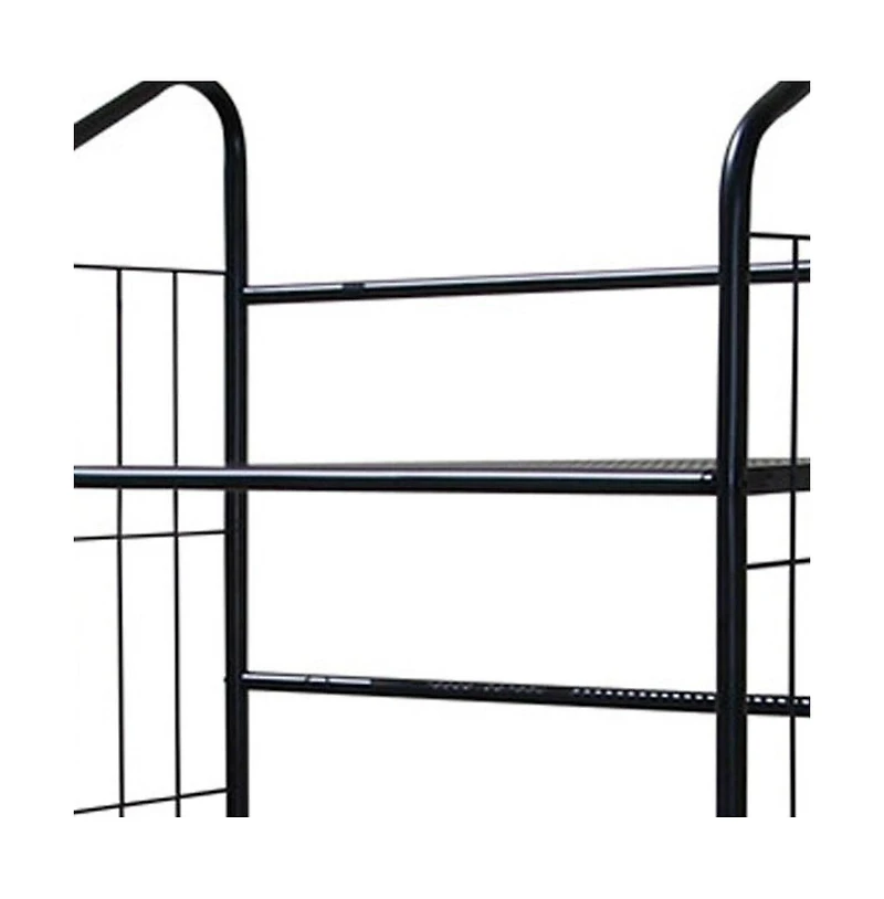 HomeRoots Metal Five Tier Bookcase