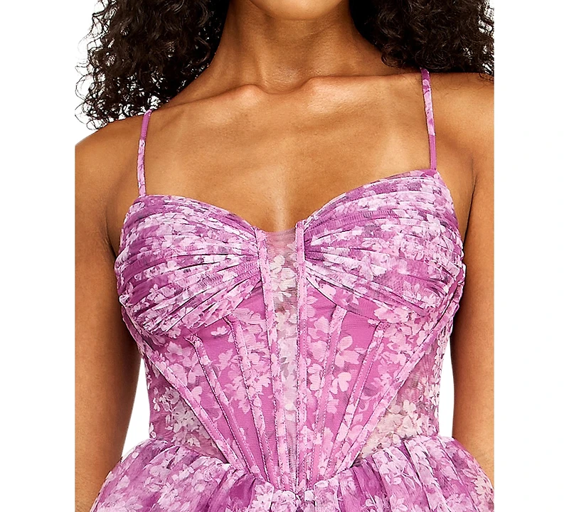 Alex & Sophia Juniors Mesh Dress