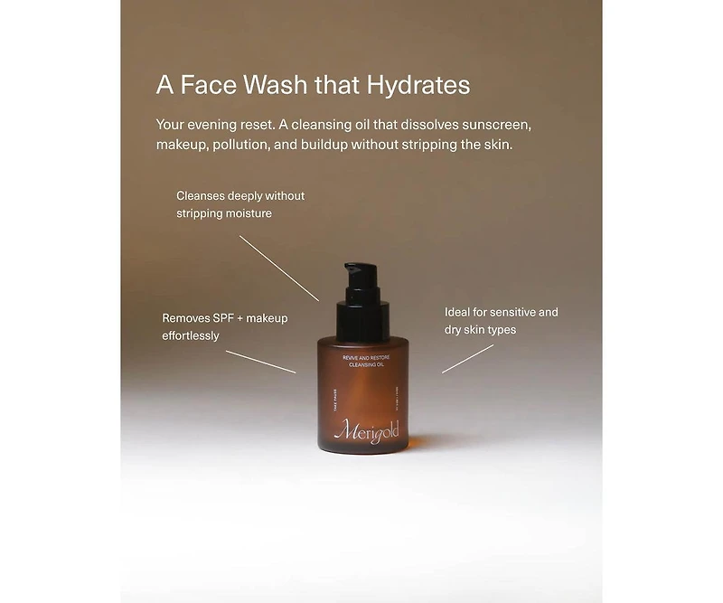 Merigold, Revive and Restore Cleansing Oil