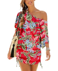 Lascana Women's Ruched Drawstring Dress