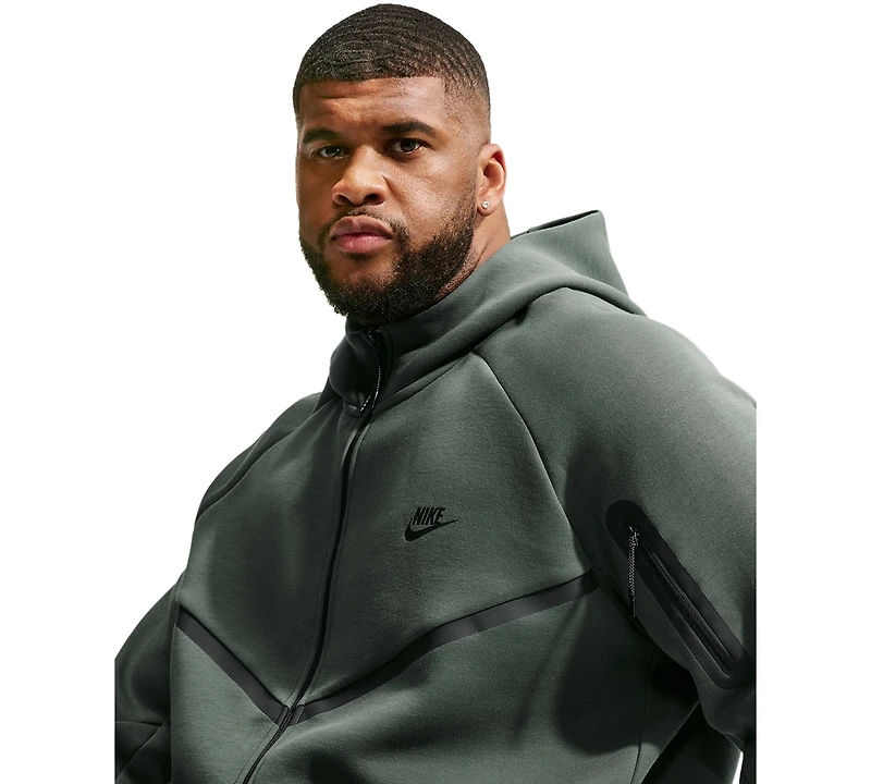 Nike Men's Tech Fleece Full-Zip Windrunner Logo Hoodie