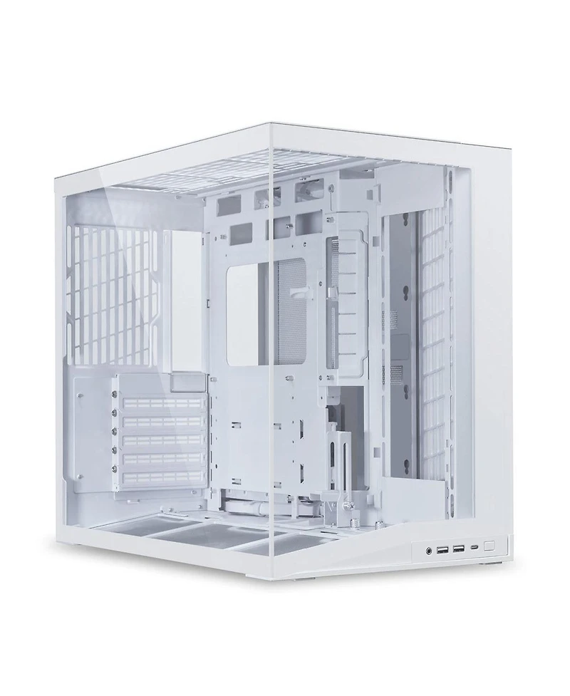 Lian-Li O11D Mini V2 Compact Tempered-Glass Case Compatible with Atx, M-atx, Mini-itx, and Atx Back-Connect Motherboards