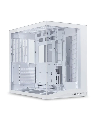 Lian-Li O11D Mini V2 Compact Tempered-Glass Case Compatible with Atx, M-atx, Mini-itx, and Atx Back-Connect Motherboards