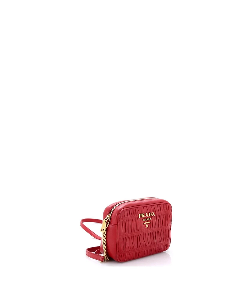 Pre-Owned Prada Mini Camera Bag Nappa Gaufre