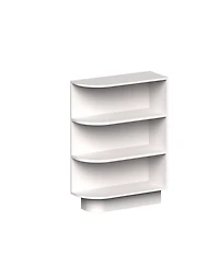 Boyel Living 9" Base End Shelf Cabinet, Kitchen Cabinet with Solid Wood Frame, Soft-Close Hinges, Low-voc, Uv Finish