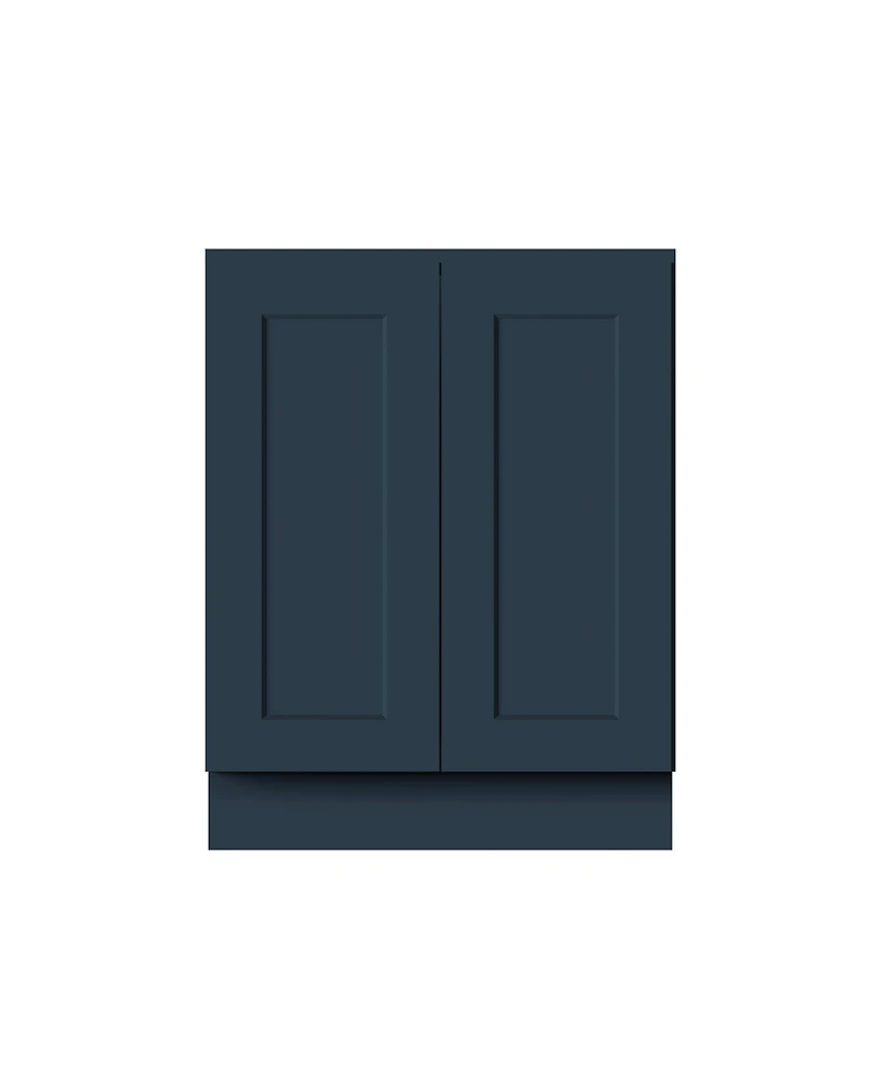 Boyel Living 27 Inch Wide Full Height Door Base Cabinet, Ready to Assemble Kitchen Cabinet with Solid Wood Frame, Soft-Close Slides and Hinges