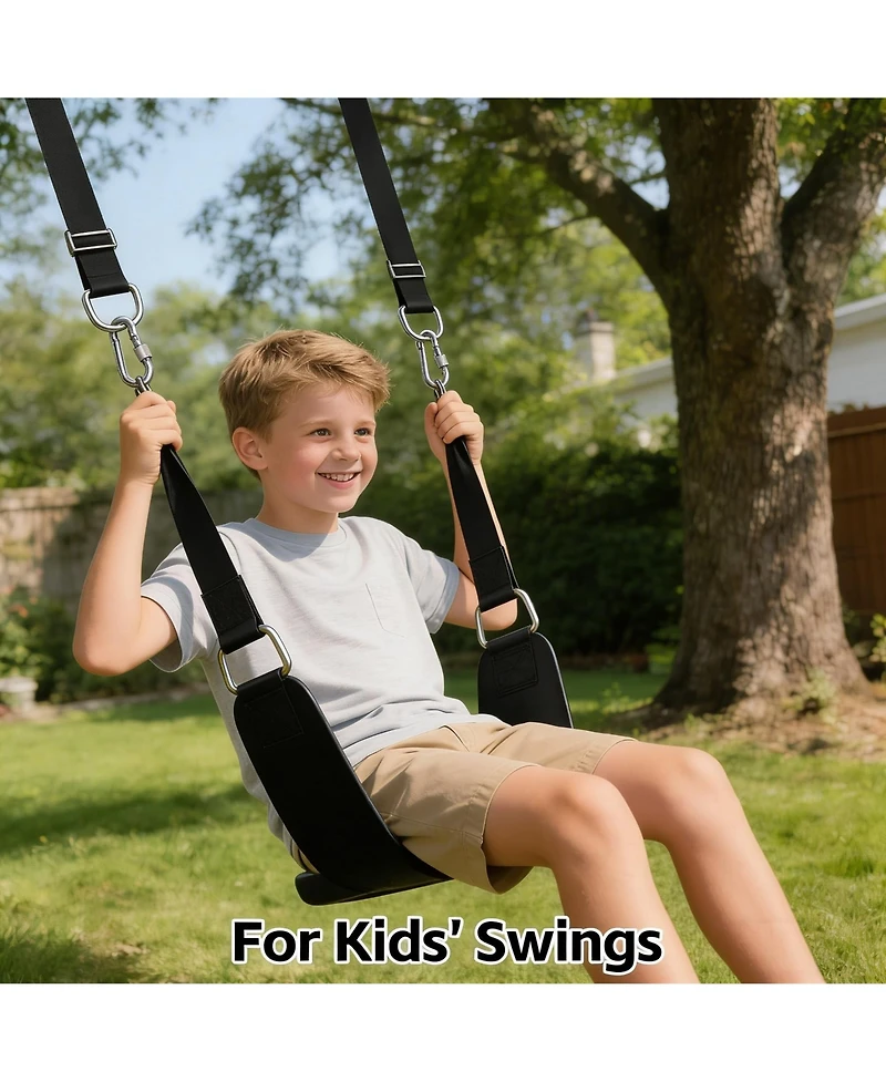 Piscifun Heavy Duty Tree Swing Straps 2 Pack With Carabiners Carry Bag For Outdoor Hammock Yoga