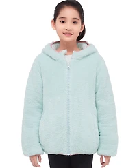 Rokka&Rolla Little and Big Girls' Reversible Fleece Jacket