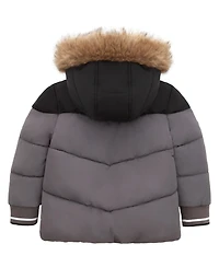 Rokka&Rolla Toddler Boys Fleece Lined Puffer Jacket Coat 2T-5T