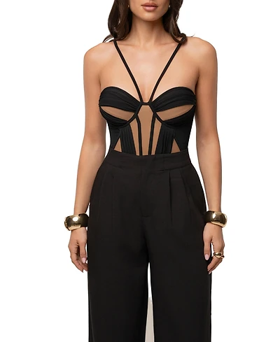Jluxlabel Women's Contrast Bodysuit