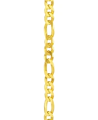 Giani Bernini Flat Filled Figaro Link Chain Necklace and Bracelet Set