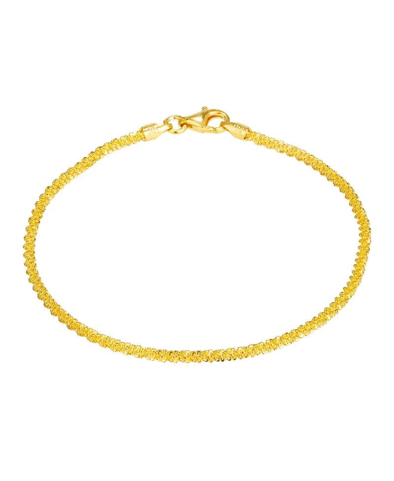 Giani Bernini Intricate Design Sparkle Criss-Cross Necklace and Bracelet Set