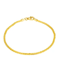 Giani Bernini Intricate Design Sparkle Criss-Cross Necklace and Bracelet Set