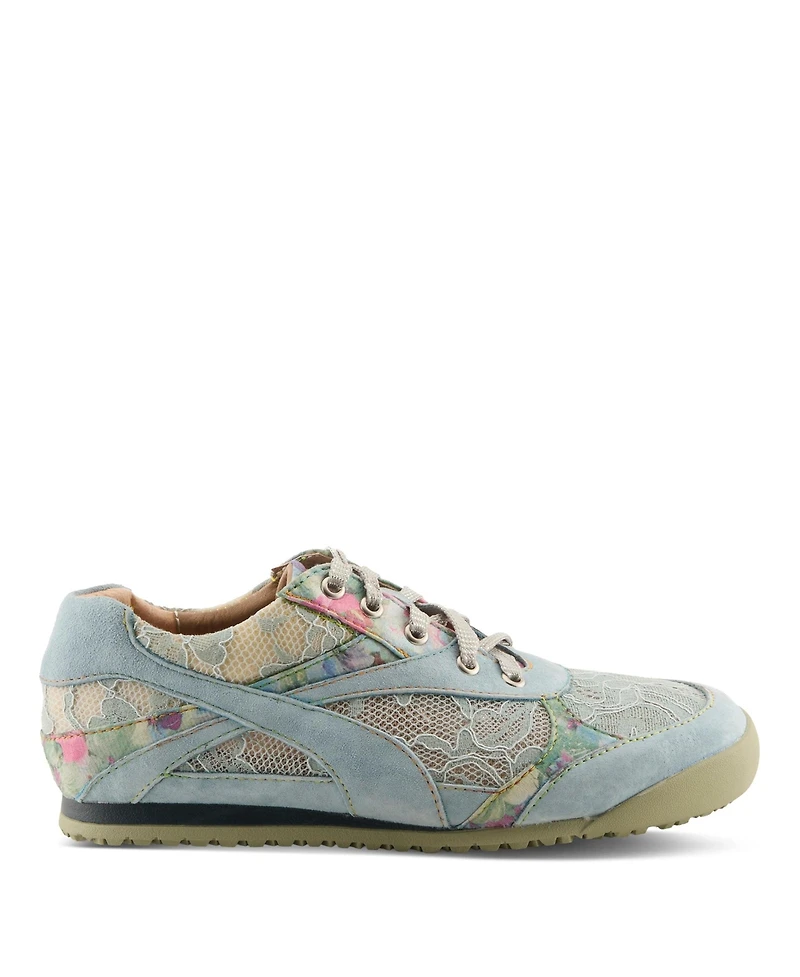 L'Artiste Women's Wavehello Fashion Sneaker with Cushioned Insole
