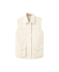 Mango Women's Oversized Denim Vest