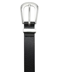 Mango Women's Metal Detail Leather Belt