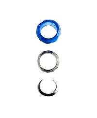 Mango Women's Set Of 3 Mixed-Texture Bracelets