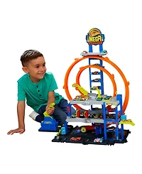 Hot Wheels Mega Loop Garage Playset