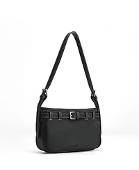 Susu Women's Sloane Leather Shoulder Bag for Women Convertible Crossbody Purse Small Belt Detail Handbag