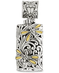 Devata Dragonfly Pendant Necklace in Sterling Silver and 18K Gold