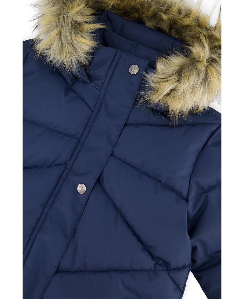 Deux par Deux Little and Big Girl (6 - 14) Long Winter Puffer Coat