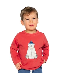 Deux par Little and Big Boy (6-8) Long Sleeve Organic Cotton T-Shirt