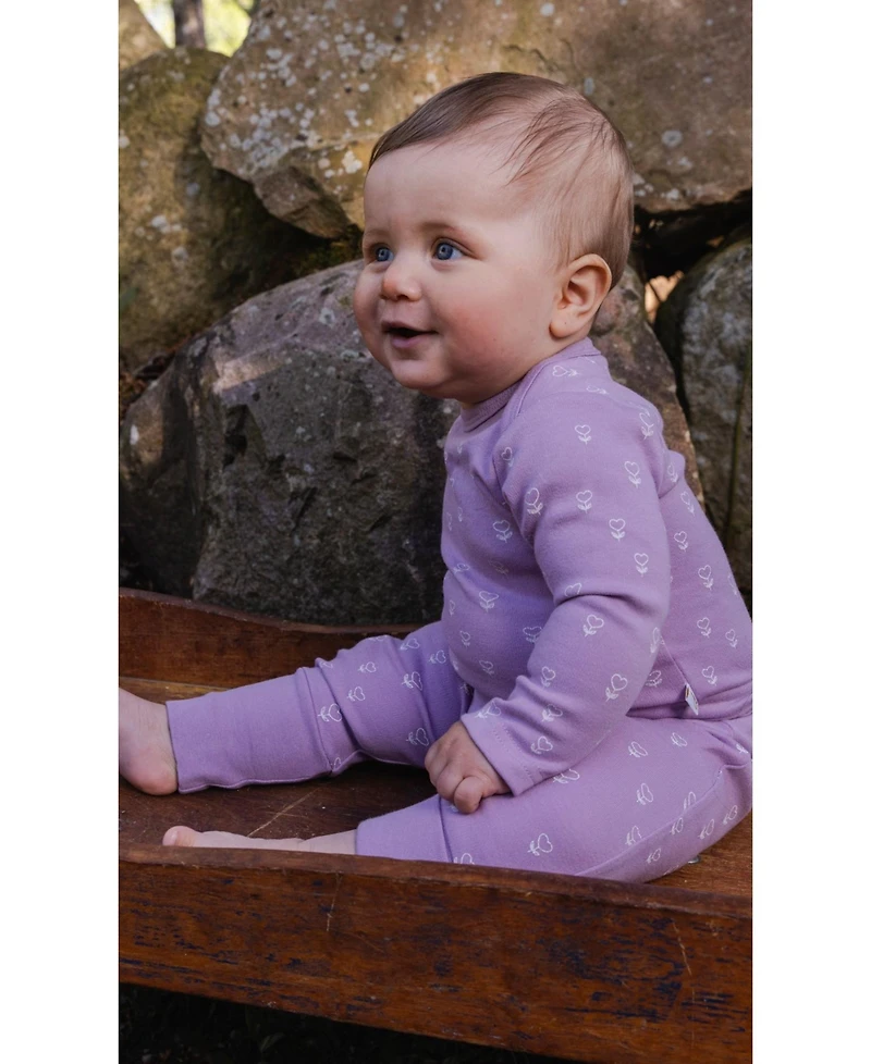 Deux par Baby Girl 3M-24M Organic Cotton Evolutive Pants Floral Print