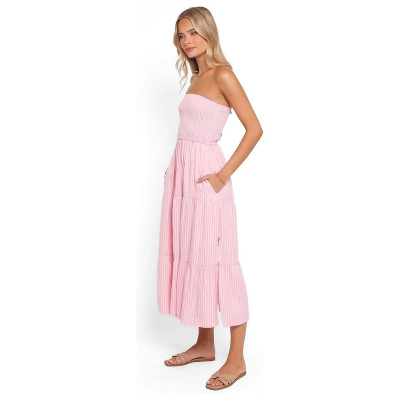 Petal and Pup Women's Maisie Strapless A-Line Midi Dress