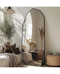Antok Full Length Mirror, 71"x26" Diamond-shaped Floor Mirror for Bedroom, Hanging Mounted for Living Room Cloakroom