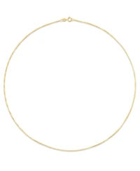 Macy's Diamond-Cut Box Chain Necklace in 10k Yellow Gold