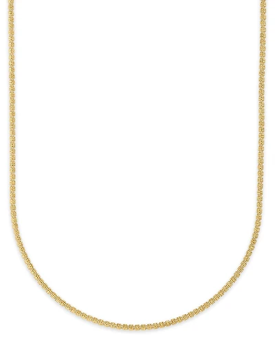 Macy's Ice Chain Necklace in 10k Yellow Gold