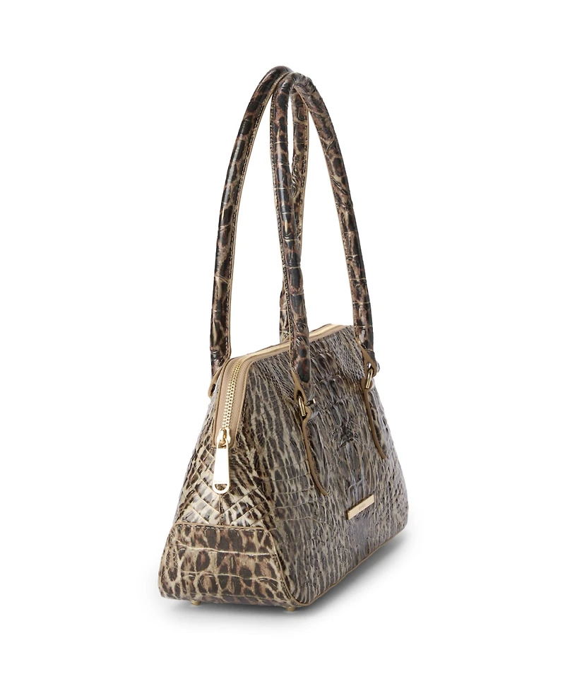 Brahmin Jennifer Melbourne Medium Leather Satchel Handbag