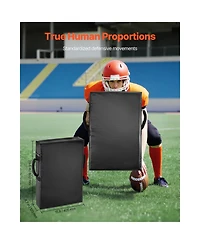 Sevorley Football Blocking Dummy, 24x16 in Kick Shield Pad with Handles