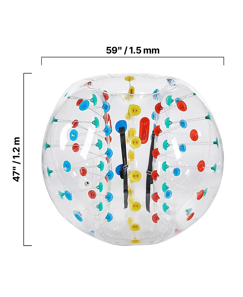 Sevorley Inflatable Bumper Ball, 5 feet Body Sumo Zorb Ball for Outdoor Team Play