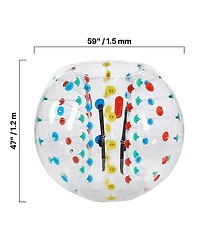 Sevorley Inflatable Bumper Ball, 5 feet Body Sumo Zorb Ball for Outdoor Team Play