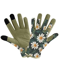 Xdovet Women's Printed Touchscreen Garden Gloves Thorn-proof Grip Work