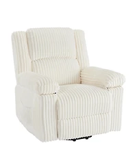 homfan Manual Recliner Chair with Pillow Top Arms and Side Pocket, 330 lb Capacity