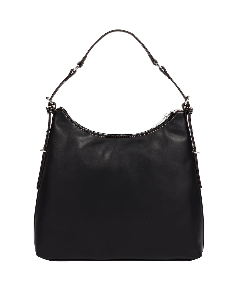 True Religion Women's Triple Straps Large Pu Hobo Bag