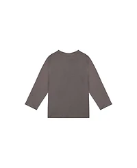 Deux par Deux Little and Big Boy 6-12 Long Sleeve Cotton T-Shirt