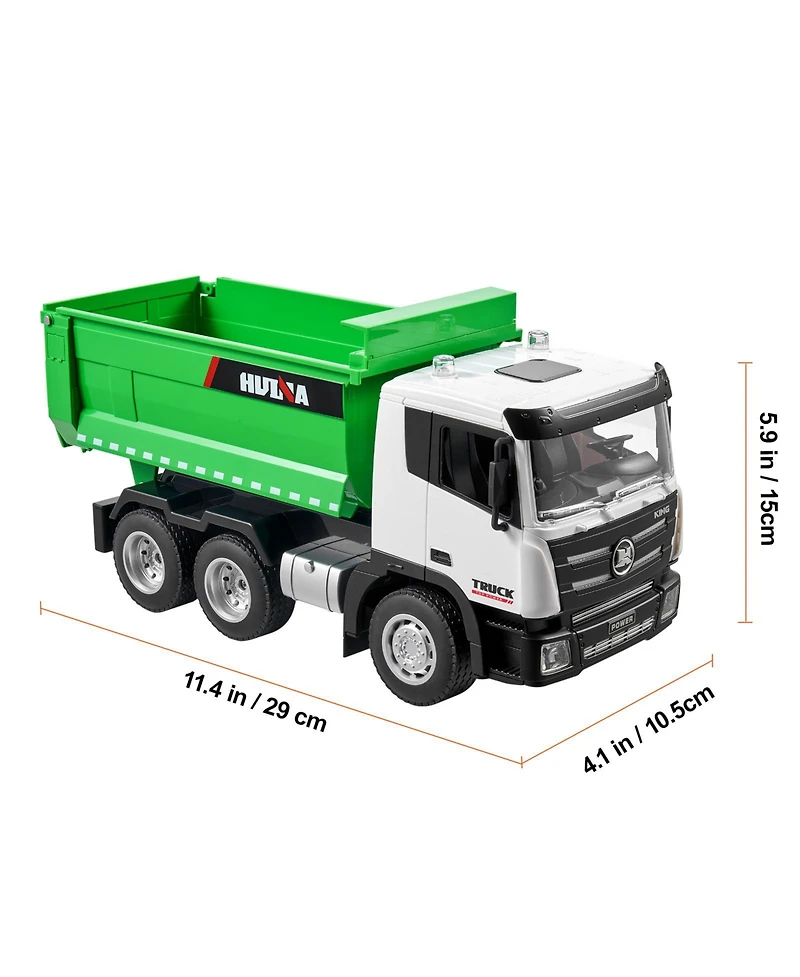 Sevorley 1:18 Scale 9-Channel 4WD Remote Control Dump Truck