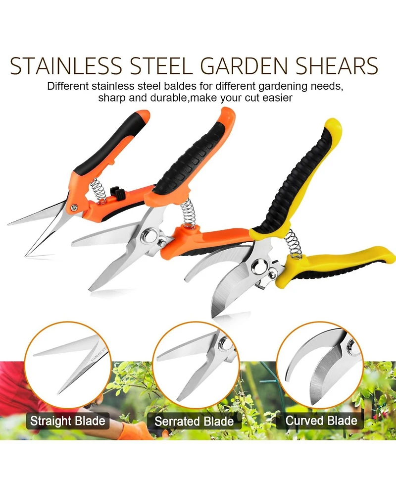 Xdovet Garden Pruning Shears Set With Gloves