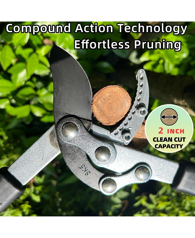Xdovet Loppers Heavy Duty Compound Action Extendable Pruning Shears