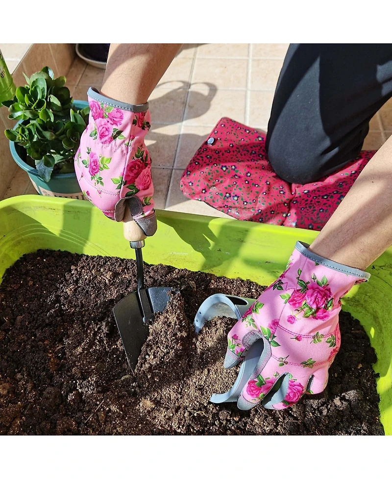 Xdovet Leather Gardening Gloves Women Thorn Proof Work Gloves